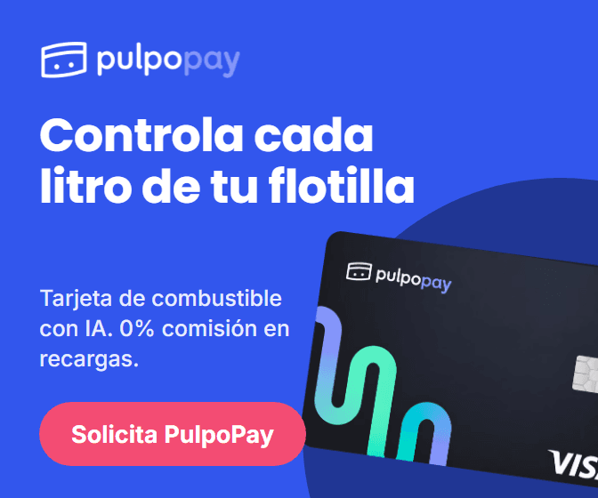 PulpoPay: controla cada litro de tu flotilla. 0% comisión en recargas, 100% deducible con un CFDI, más de 14,000 gasolineras.